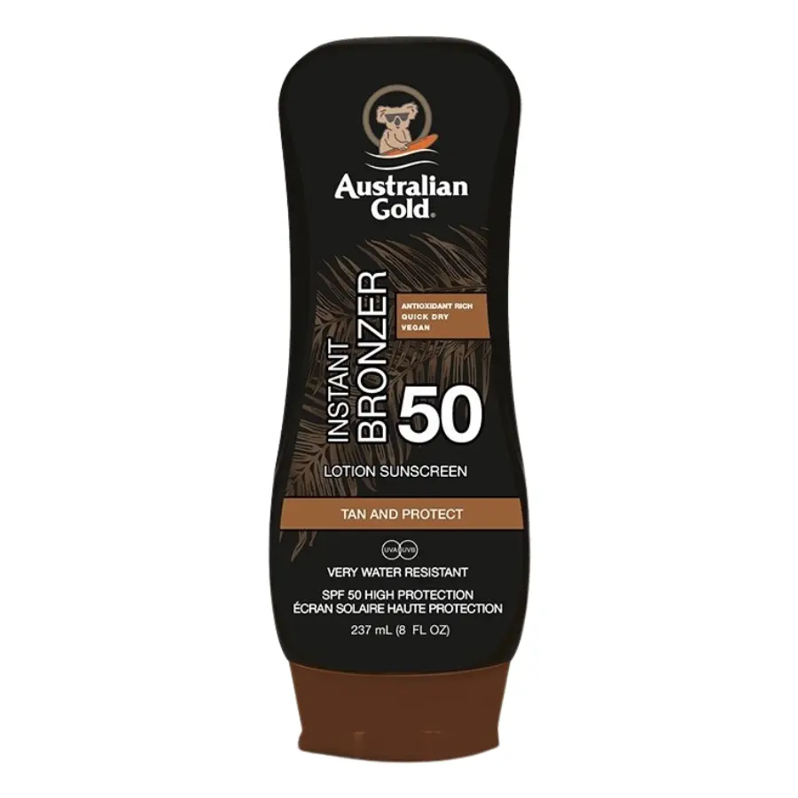 Australian Gold SPF 50 + Bronzer Lotion (237 ml)