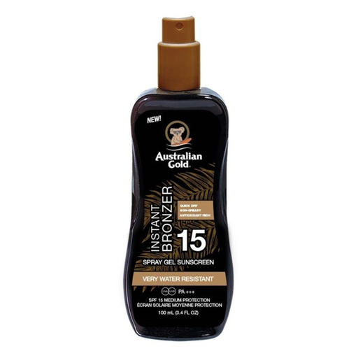 [11046] Australian Gold SPF 15 + Bronzer Pump-Spray (100 ml)