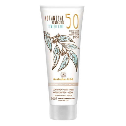 [10152] Australian Gold SPF 50 Botanical Tinted Gesicht hell Lotion (88 ml)
