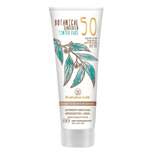 [10153] Australian Gold SPF 50 Botanical Tinted Gesicht mittel Lotion (88 ml)
