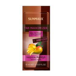 [5600730] SUNMAXX Tan Maxximizer Tropical Mango + Bronzer Lotion (15 ml)