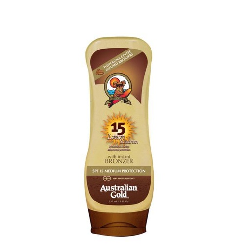 [10125] Australian Gold SPF 15 + Bronzer Lotion (237 ml)